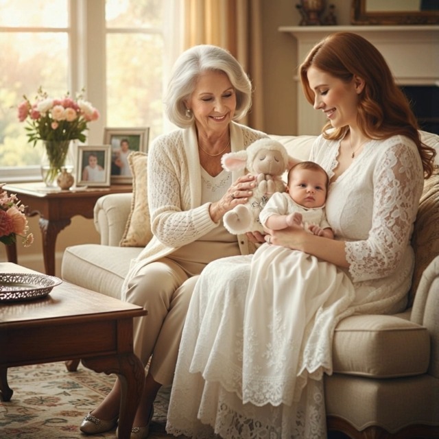 Amazon.com: Ganz Serenity Lamb with Crib Cross Christening or